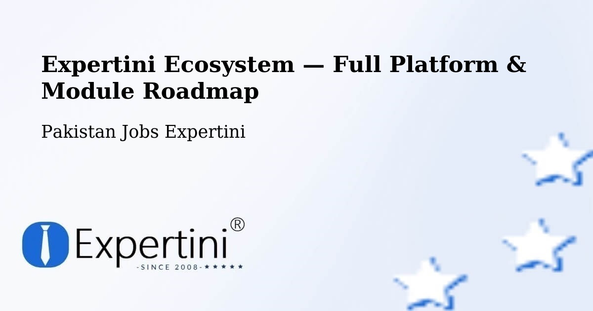Expertini Ecosystem — Full Platform & Module Roadmap – Phalia