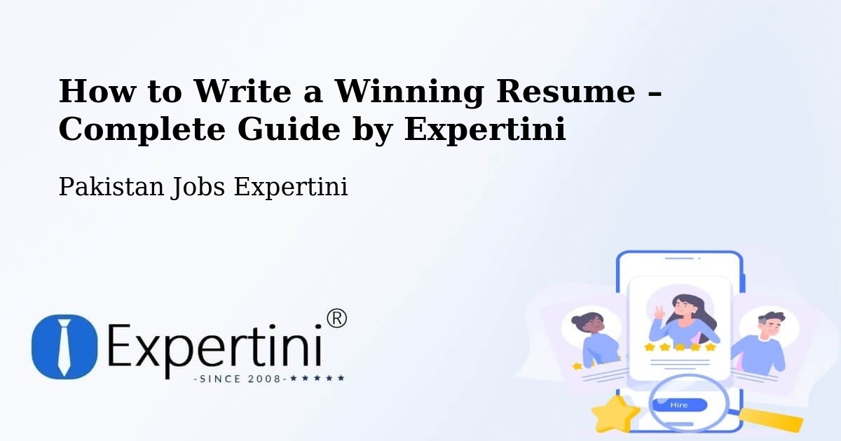 Resume Writing Guide for Job Seekers – Phalia - Phalia, Pakistan Jobs Expertini